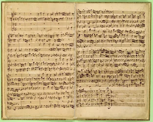 Seiten aus der Partitur der 